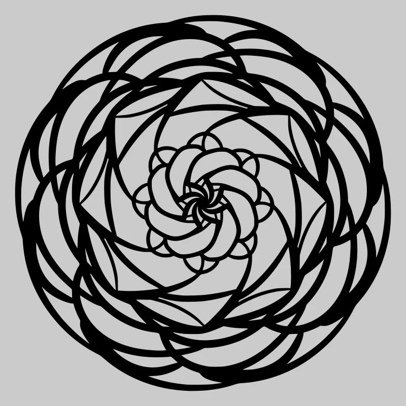 Round Mandala Pattern