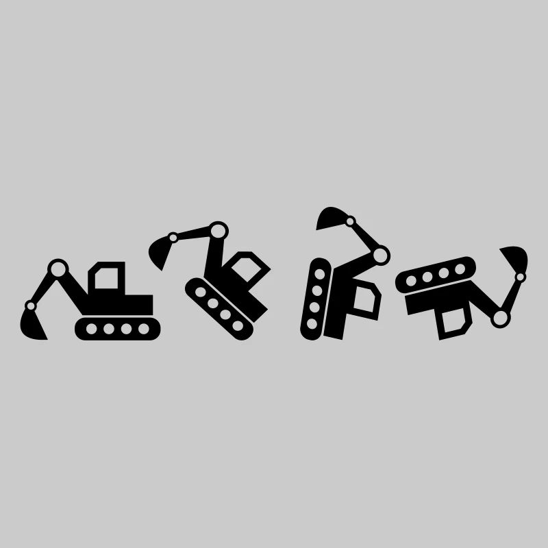 Bagger Baggerfahrer baggern Bauarbeiter Geschenk