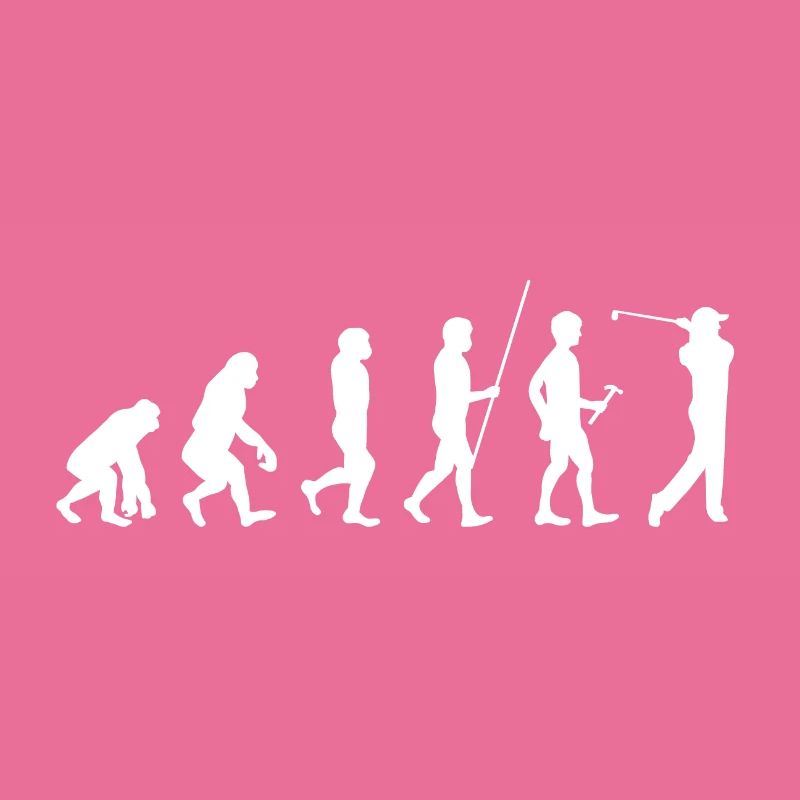Evolution Golf Golfer Golfen Golfball Golfschla ge