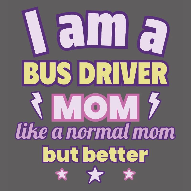 Busfahrerin-Mama, Muttertag Geschenk, Verkehr