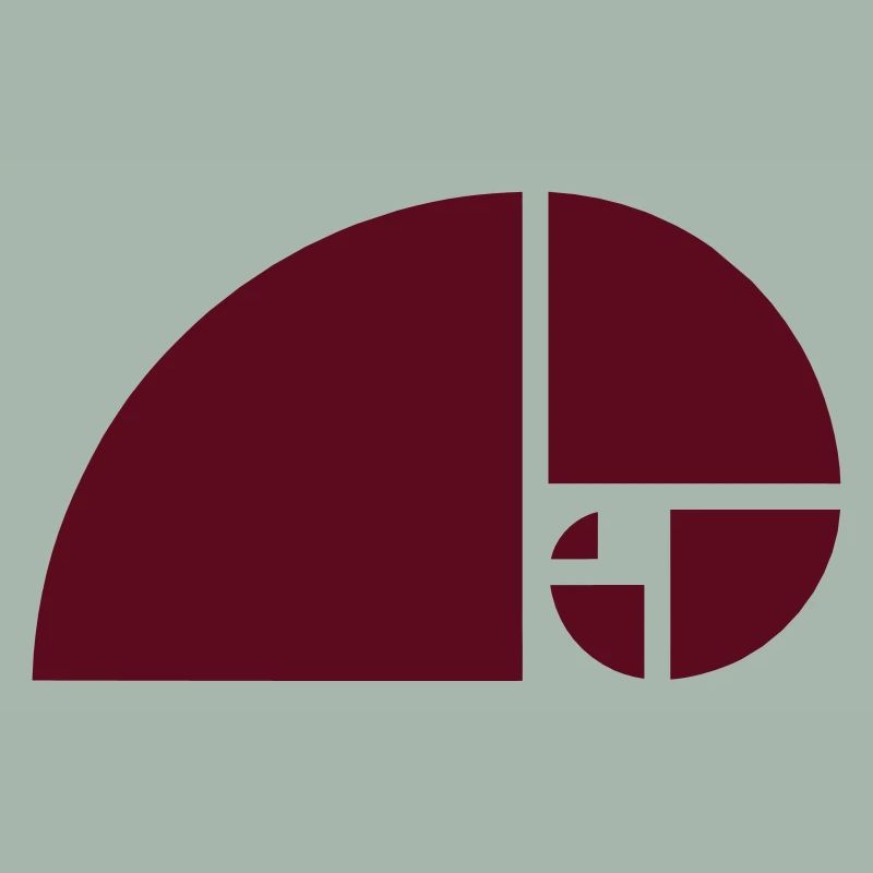 Section dorée, spirale, Fibonacci, phi, physique