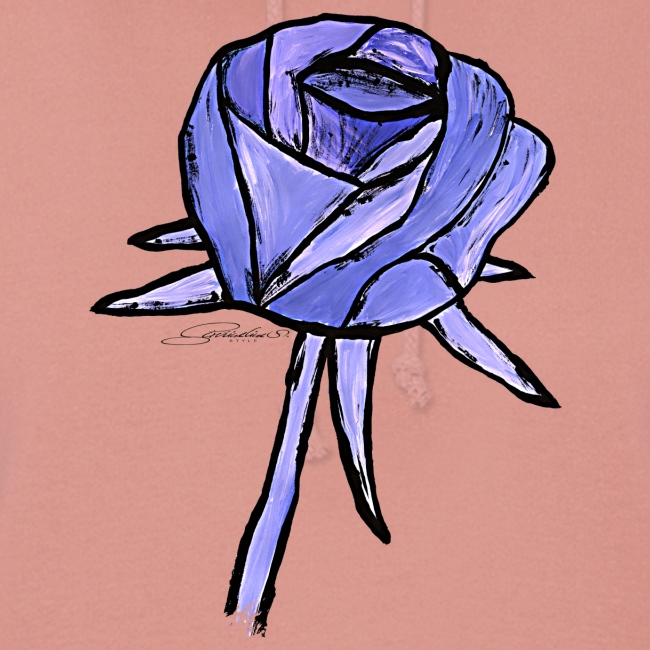 Rose style sixnineline bleu