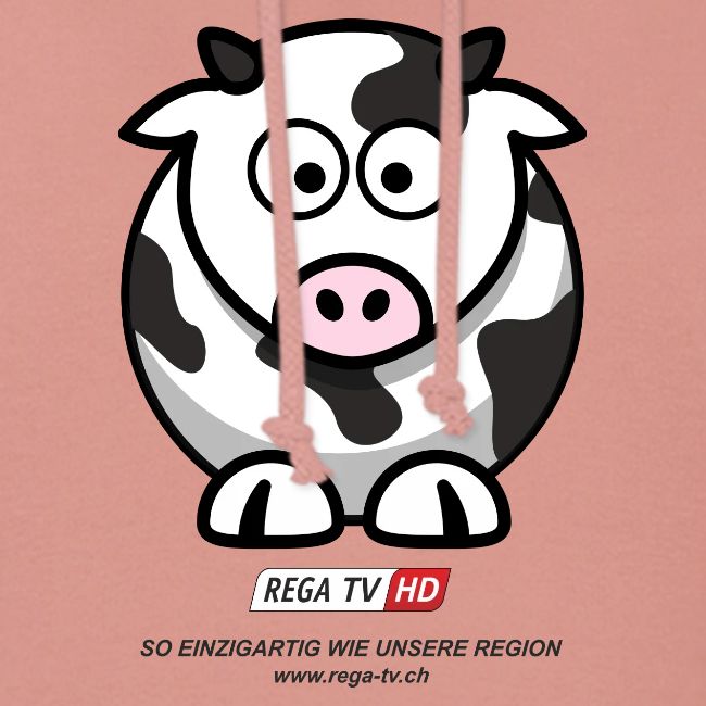 REGA-TV: Kuh, schwarzer Text