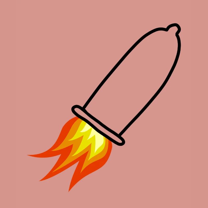 Condom rocket