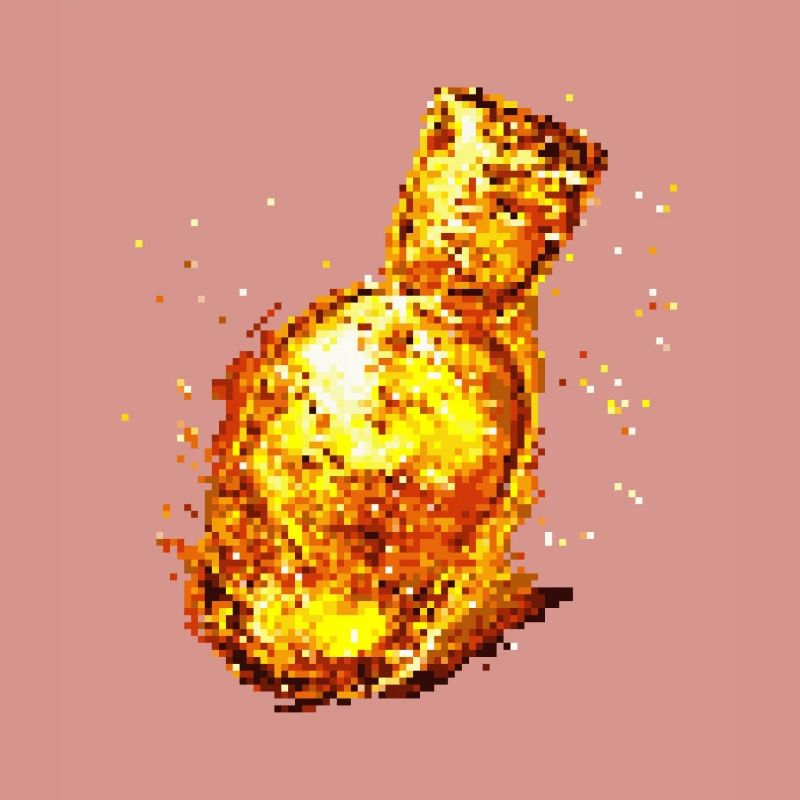 Estus Flask im Pixel look