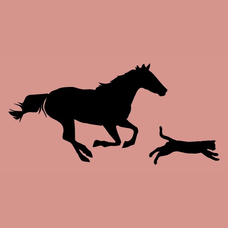 Pferd und Katze