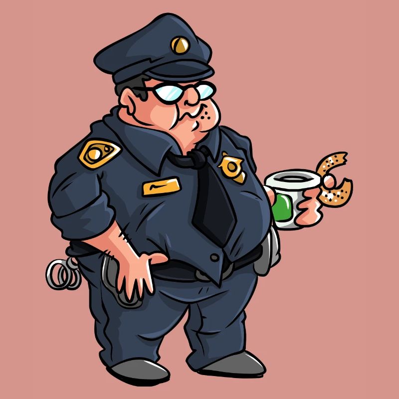Fat policeman