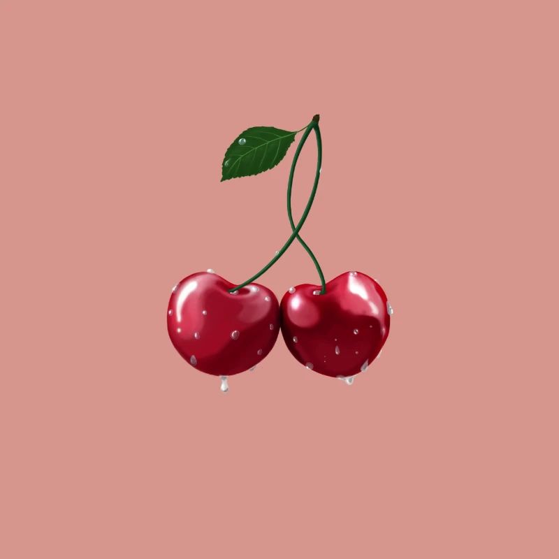 Cherries wet