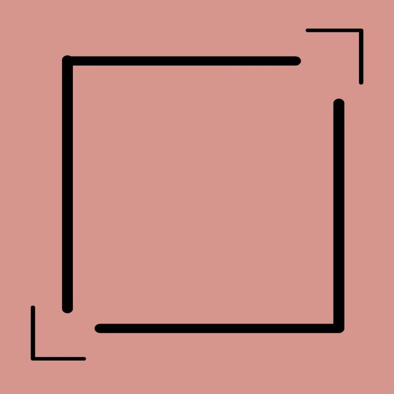 Lines Frame with Corners Decoration Gift