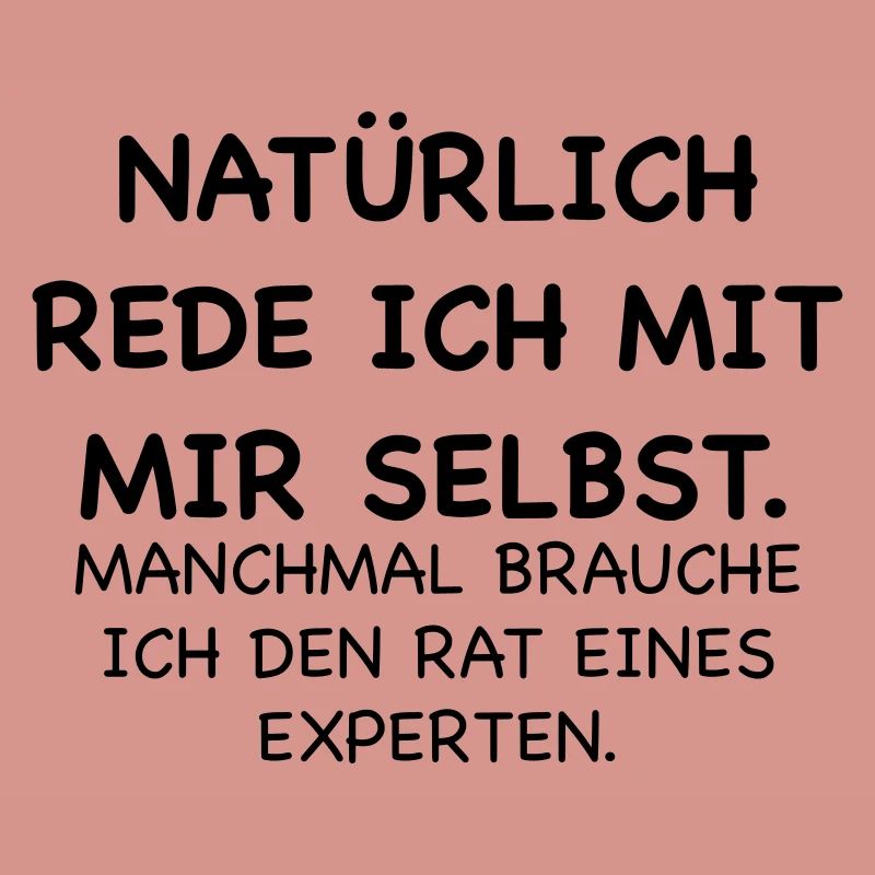 lustig Selbstgespraech Experte Geschenk