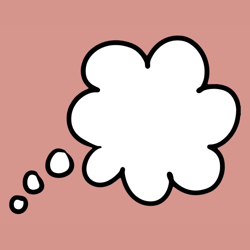 Bulle de pensée bulle de pensée thought bubble