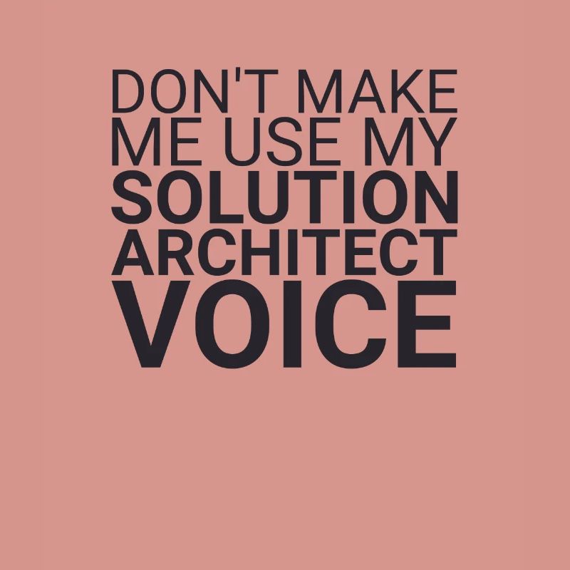 "Solution Architect Voice | Solution Architecture"