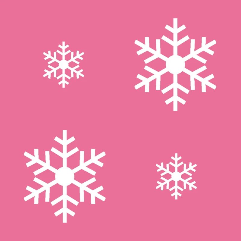 Flocon de neige blanc / flocon de neige blanc