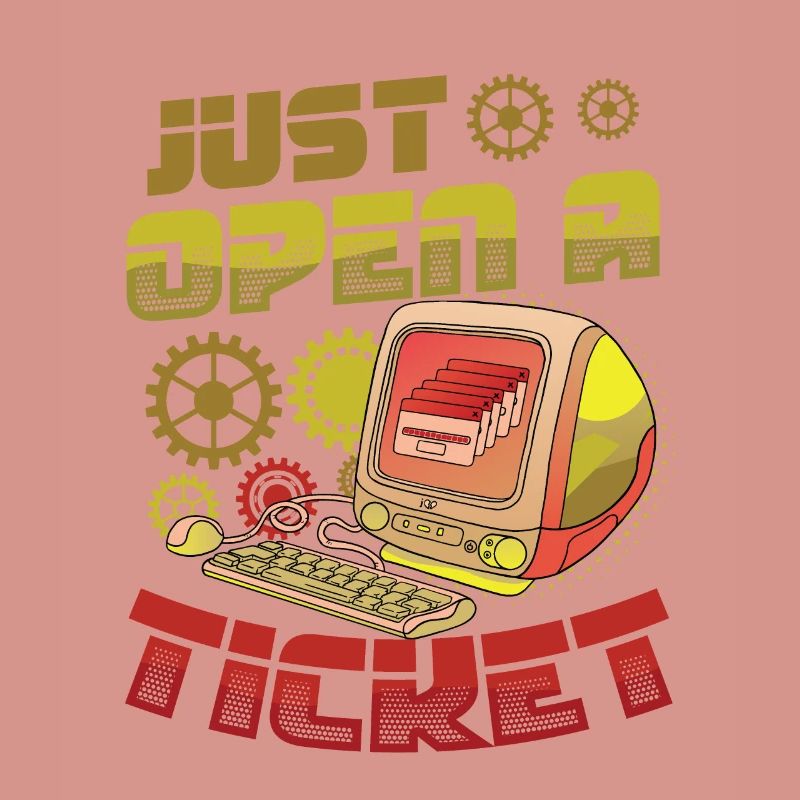 Just open a ticket Help Desk Tech Support