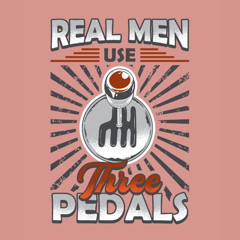 Real men use three pedals, auto shifting.