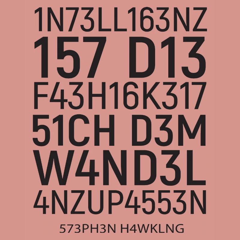 L'intelligence est la capacité ... Tricky, math