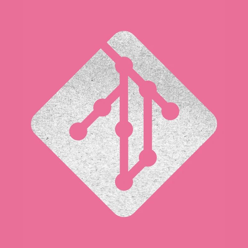 Programmierer Geschenk: Logo im Git Style