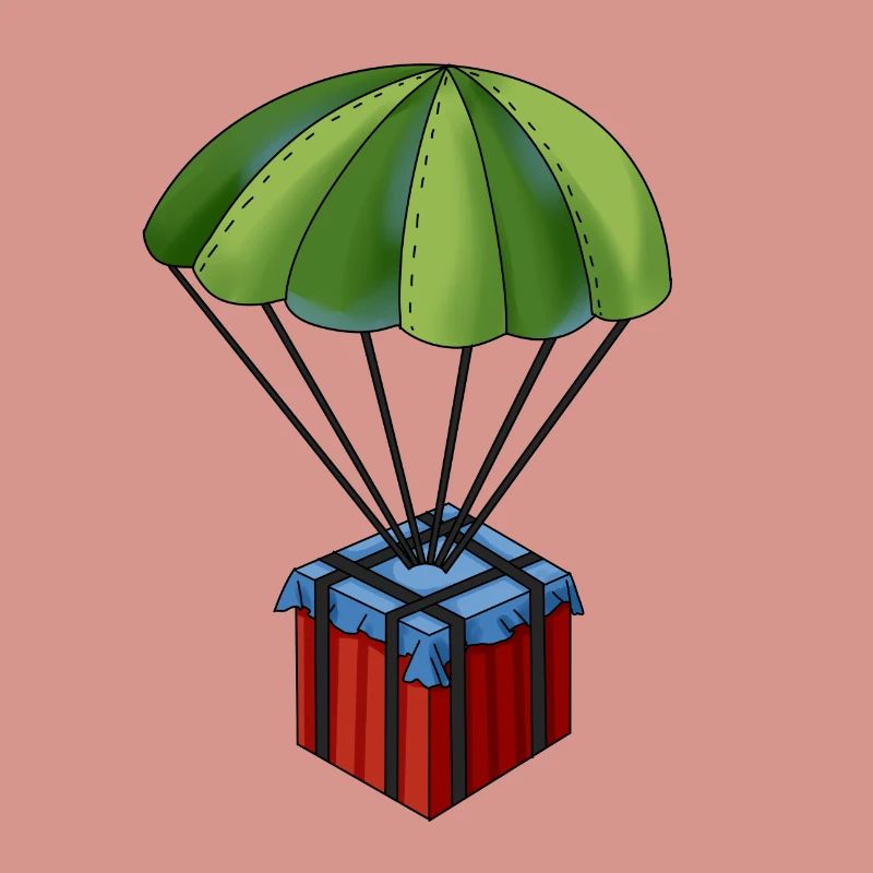 Battlegrounds PUBG Fallschirm