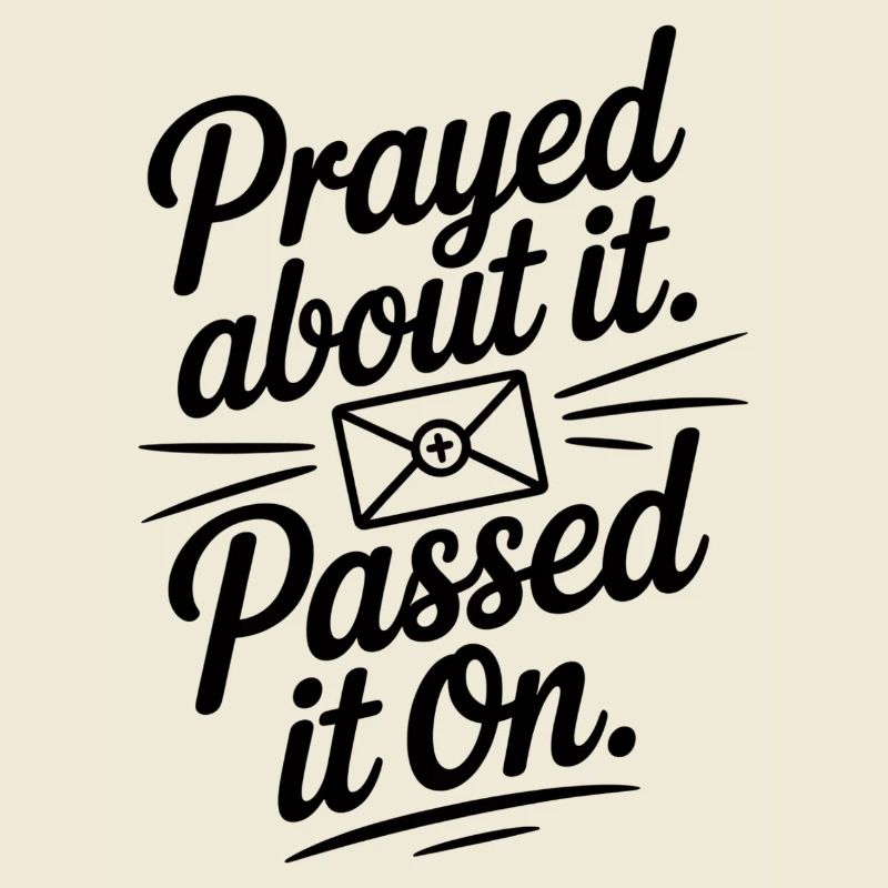 Prayed About It Passed It On Gebet