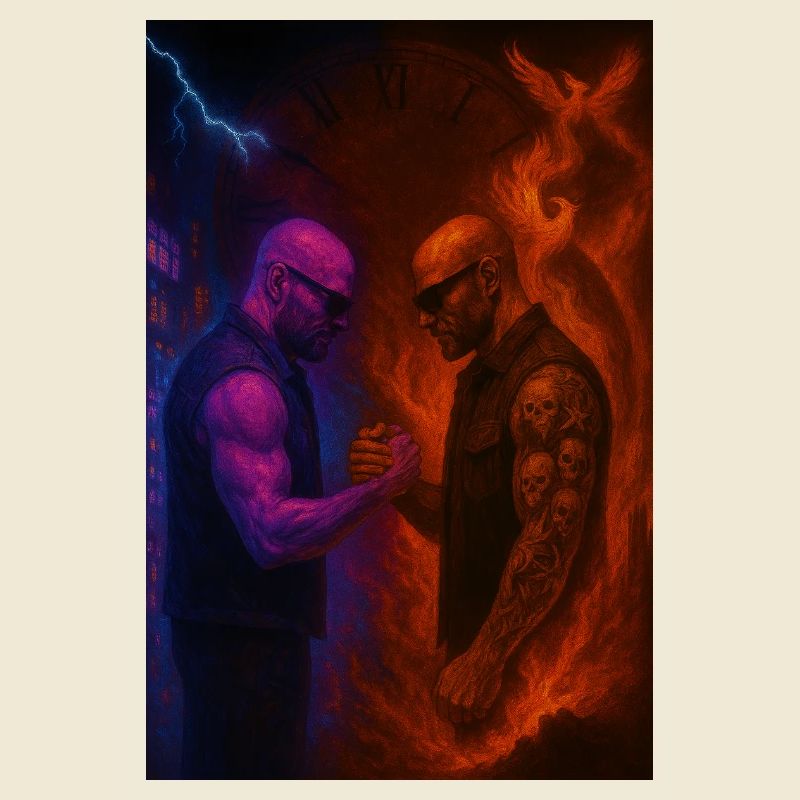 Feuer gegen Eis Duell der Elemente