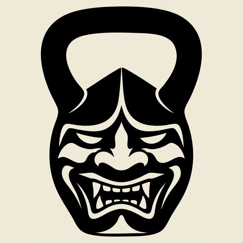 Gym Kettlebell Samurai Mask
