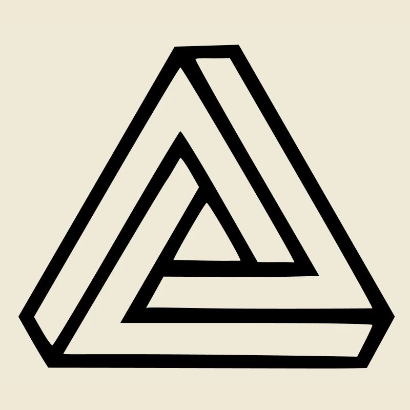 Triangle Visual Illusion