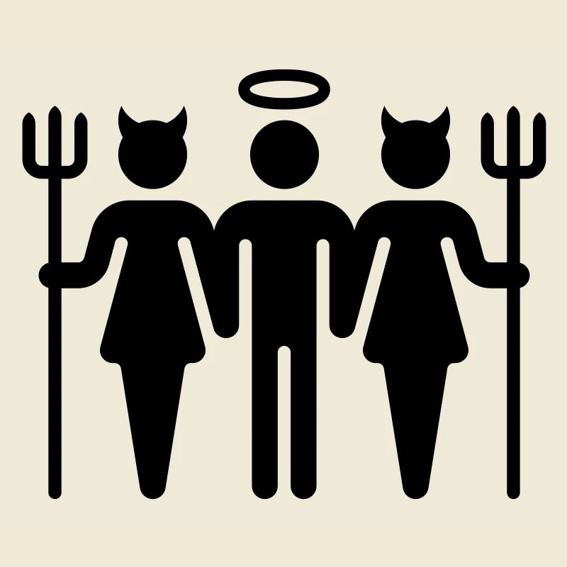 Teufel-Engel-Teufel / Devil-Cherub-Devil (M)