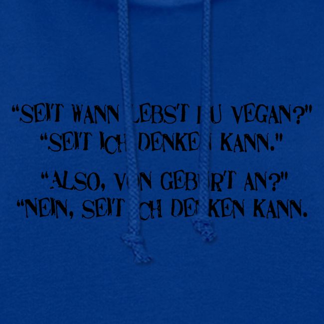 seit wann lebst du vegan