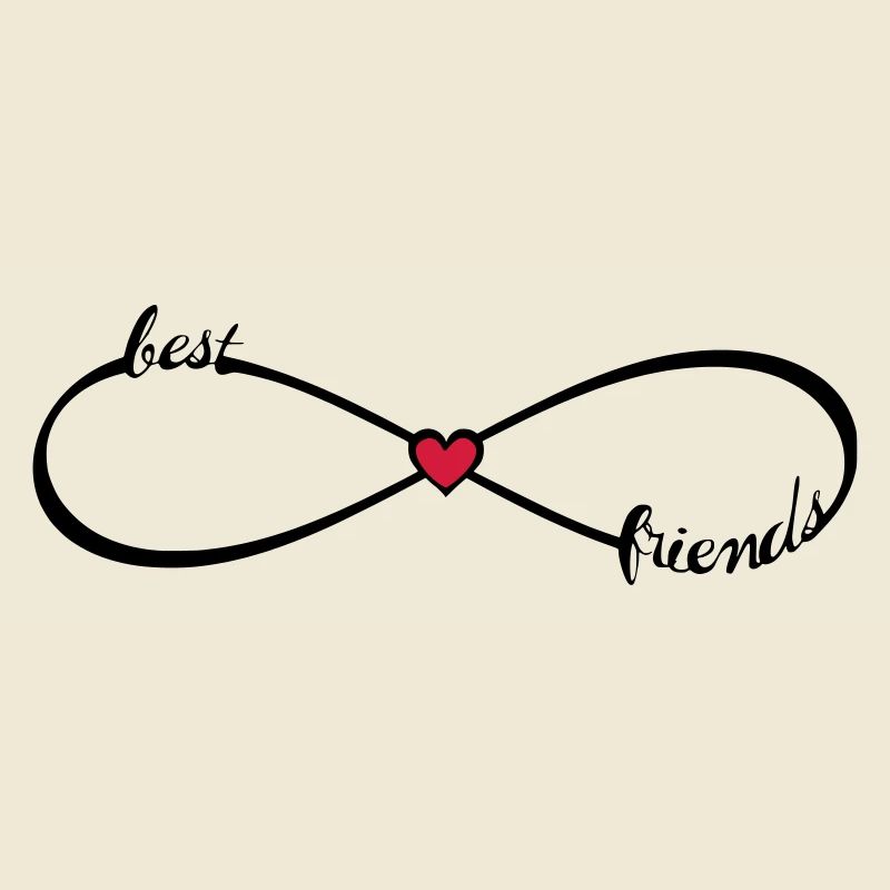 best friends forever BFF beste Freunde Infinity 8