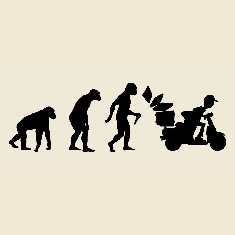 Pizza Delivery Man Evolution