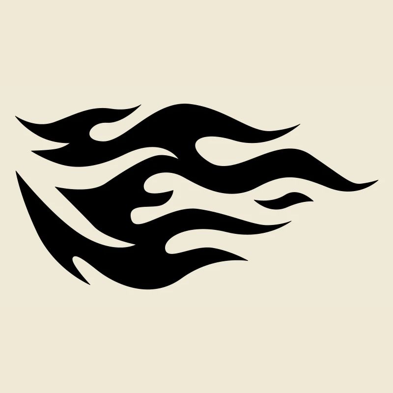 Flammen eines Feuers