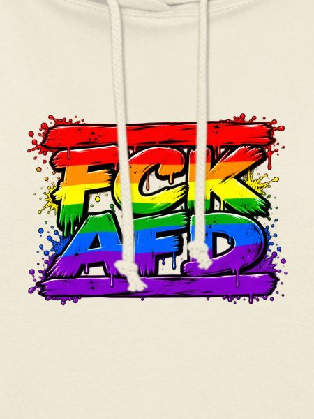 Regenbogen Graffiti AFD Widerstand