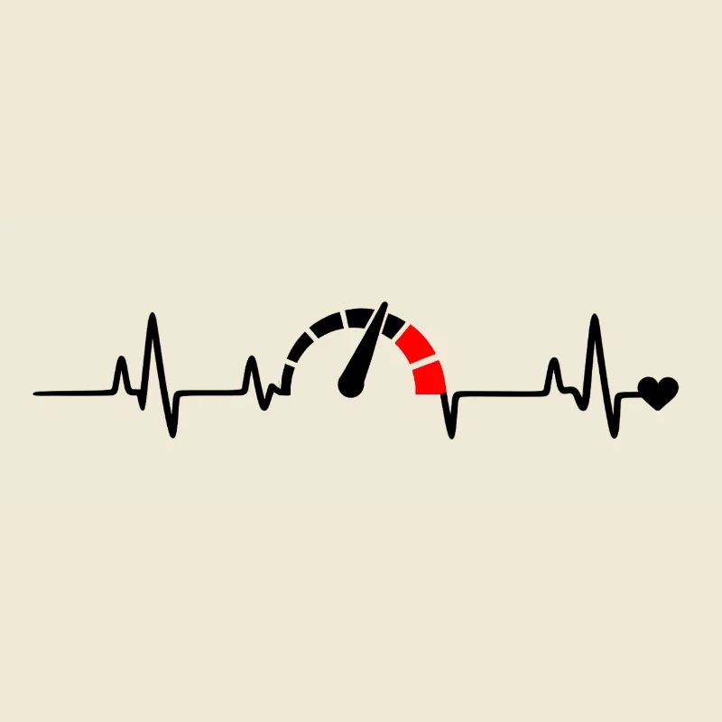 Motif du logo du ruban du segment rouge