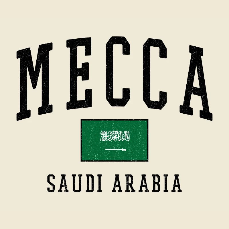 Mecque, Arabie Saoudite : Conception du drapeau