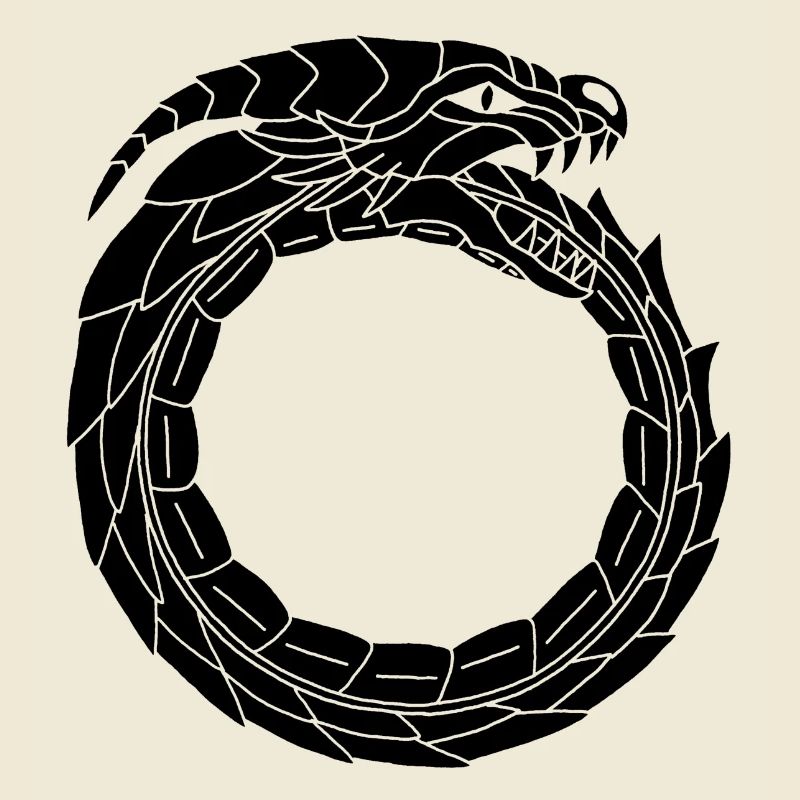 Verschlingender Schwarzer Drache