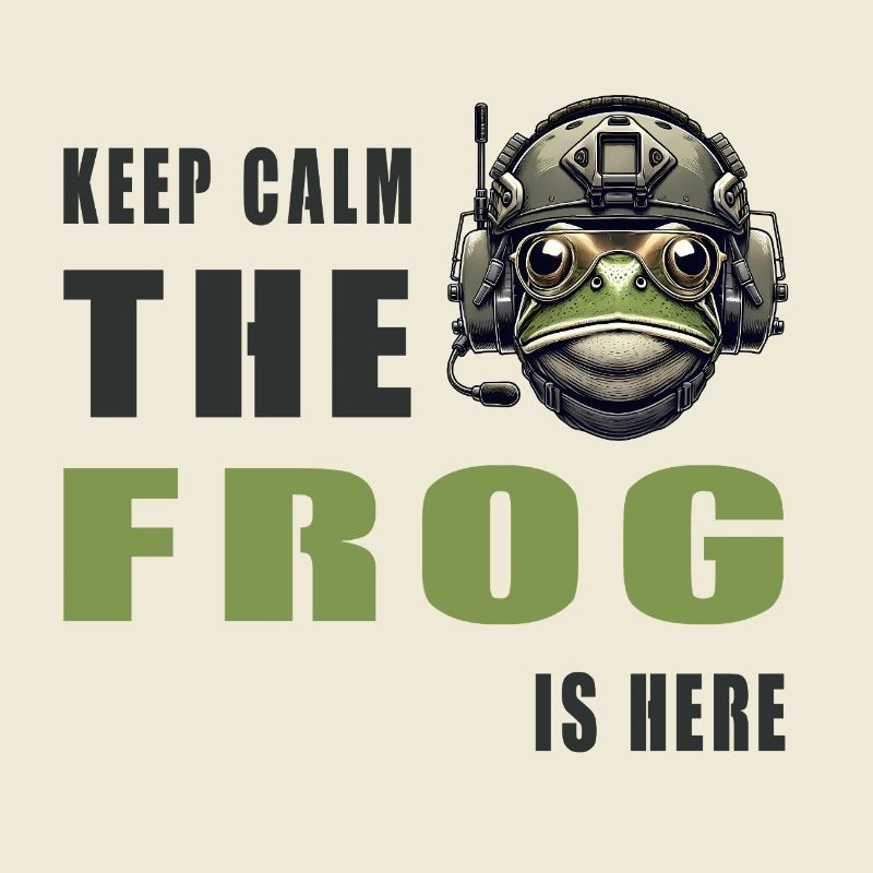 Fighting Frog – Keep Calm Style