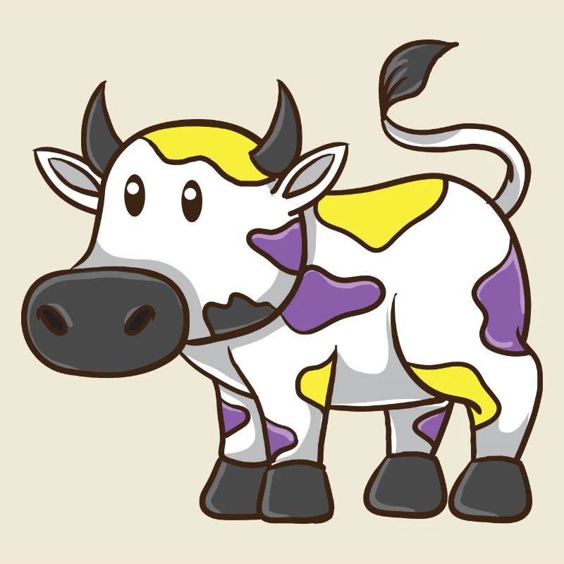 Non-binary cow Non-binary pride