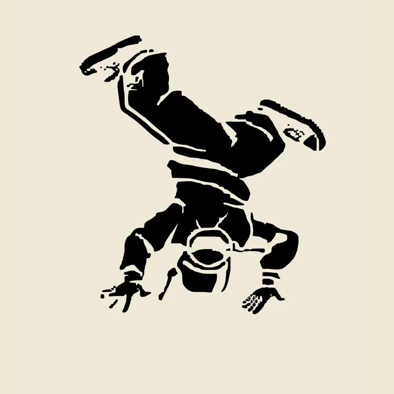 Dessin de breakdancer
