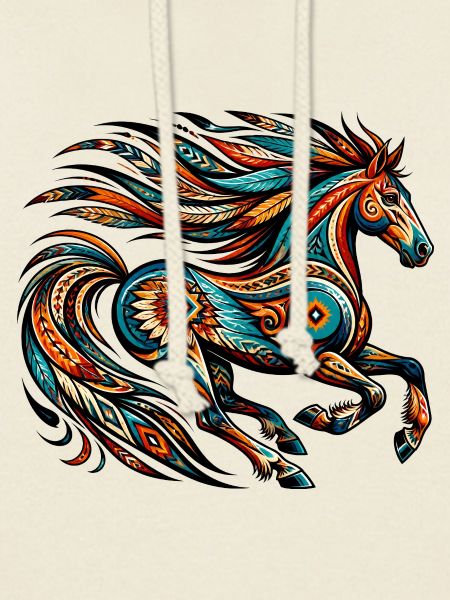 Indianisches Pferd Orange
