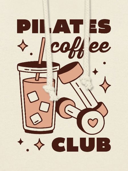 Pilates-Eiskaffee-Latte-Mädchen-Ästhetik