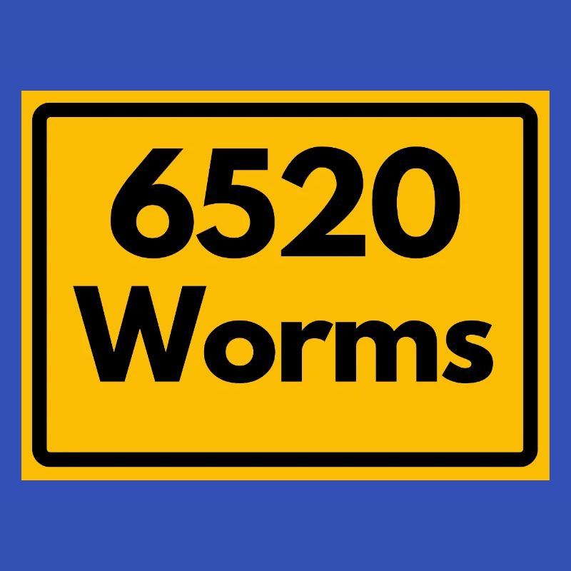 ANCIEN CODE POSTAL RETRO 6520 WORMS