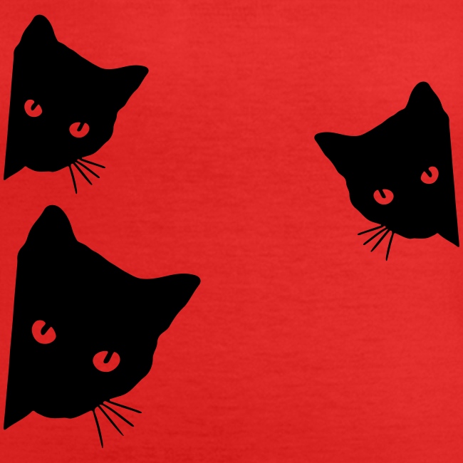 cats - Klassisches Frauen-T-Shirt mit V-Ausschnitt
