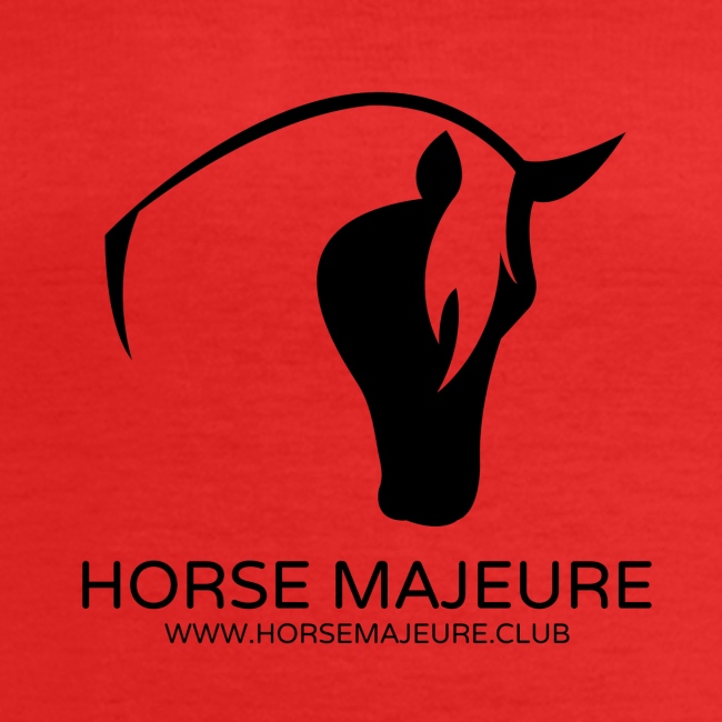 Horse Majeure Logo / Musta