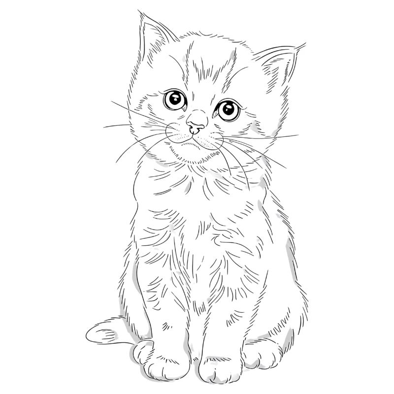 chaton timide