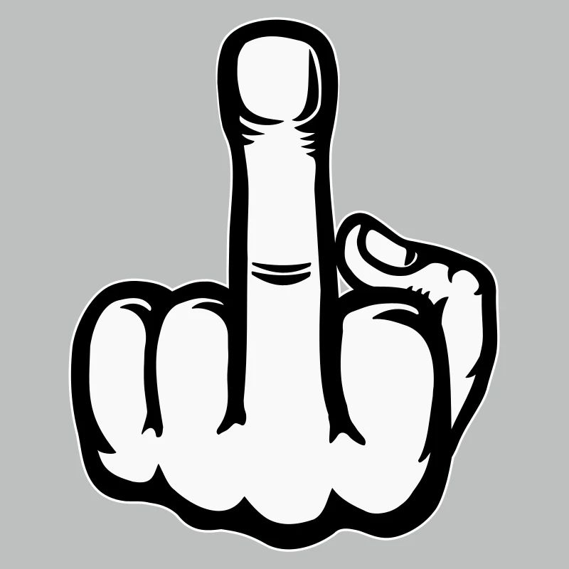 Mittelfinger Hand Symbol