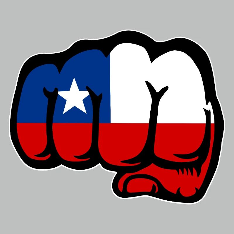 Chile Flagge Faust