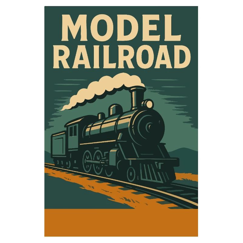 Model Train Illustration