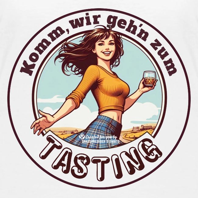 Whisky Einladung Komm wir geh'n zum Tasting