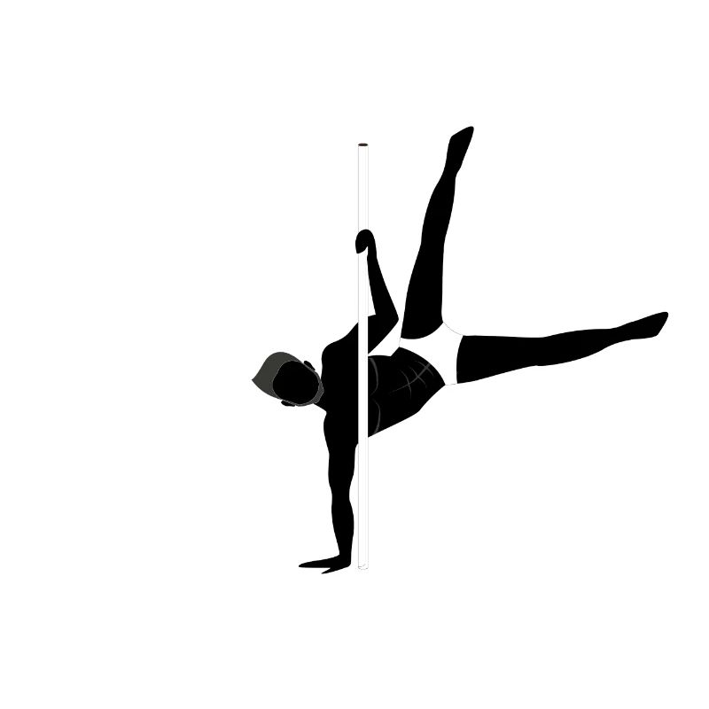 Pole dance man