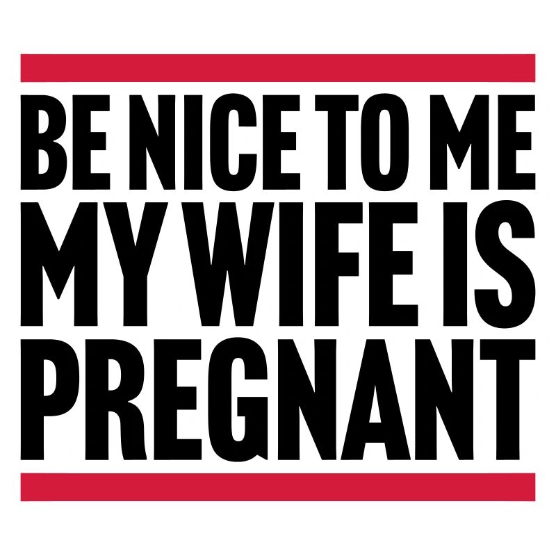 min kone er gravid